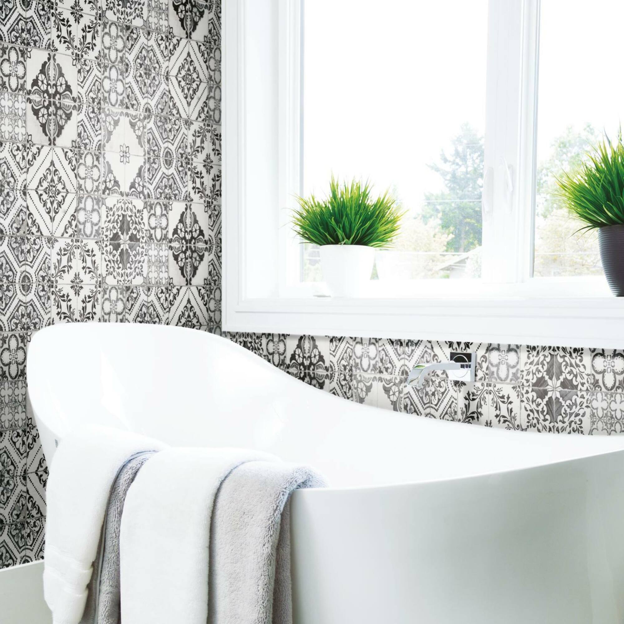 RoomMates Mediterranean Tile Peel & Stick Wallpaper